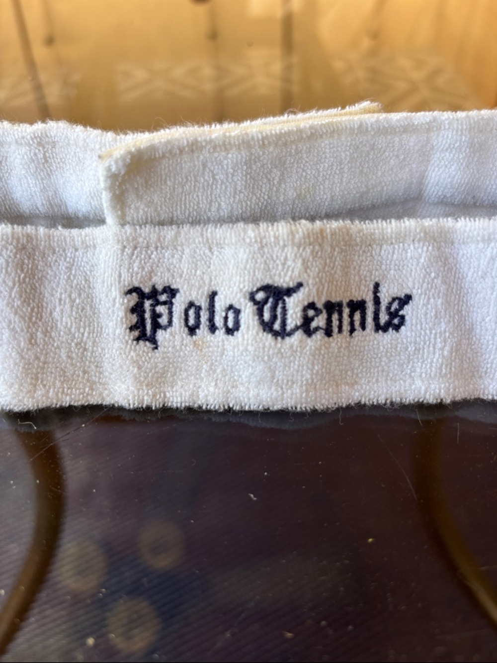 Polo Tennis vintage Retro sweatband headband